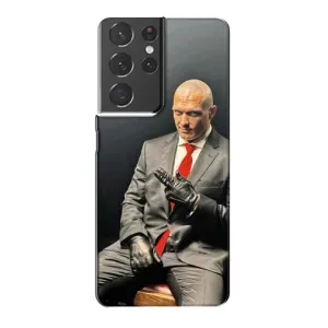Чехол с картинкой Александр Усик для Samsung Galaxy S21 Plus (Усик Hitman)