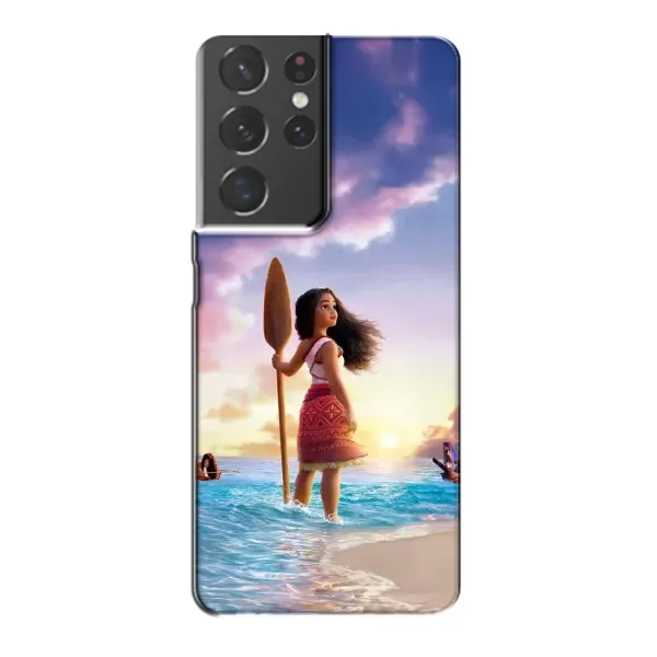 Чохол з принтом «Моана з веслом» для Samsung Galaxy S21 Plus
