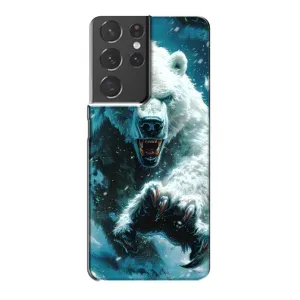 Чехол с принтом «Полярный медведь» для Samsung Galaxy S21 Plus