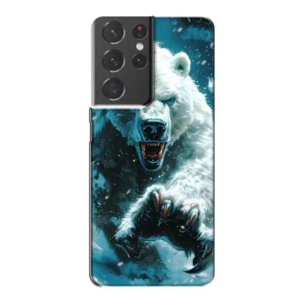 Чехол с принтом «Полярный медведь» для Samsung Galaxy S21 Plus