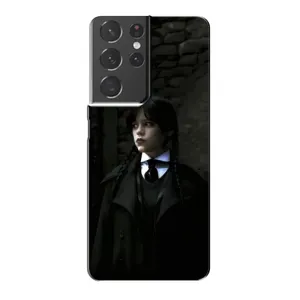 Чохол з дизайном Венздей 2 на Samsung Galaxy S21 Plus (Темний стиль Венздей)