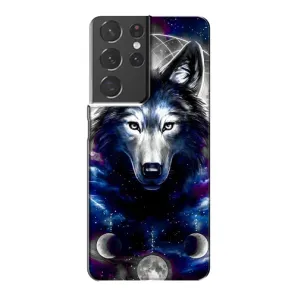 Захисні чохли для Самсунг Галаксі S21 Plus (AlphaPrint) (ХІТ продаж) ВОВК (Вовк)