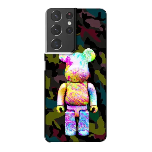 Чехол с принтом «Яркий Bearbrick» для Samsung Galaxy S21 Plus