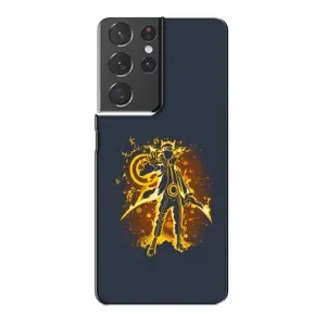Naruto Anime Чохли для Самсунг Галаксі S21 Plus (AlphaPrint) (золотий Наруто)