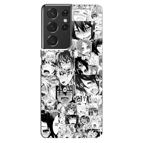 Чехол с принтом «Ahegao manga» для Samsung Galaxy S21 ultra
