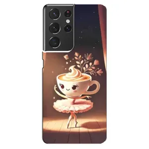 Чохол з мемом Тралалело тралала на Samsung Galaxy S21 ultra (Балерина капучина)