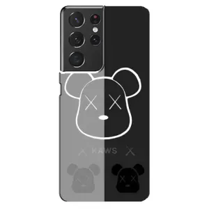 Чехлы для Samsung Galaxy S21 ultra - Bearbrick Louis Vuitton (PREMIUMPrint) (БеарБрик глаза)