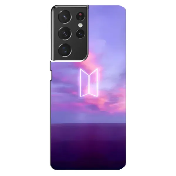 Чехол с принтом «BTS логотип» для Samsung Galaxy S21 ultra Чехол с принтом «BTS логотип» для Samsung Galaxy S21 ultra