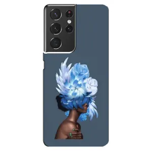 Чехлы (ART) Цветы на Samsung Galaxy S21 ultra (VPrint) (Цветы на голове)