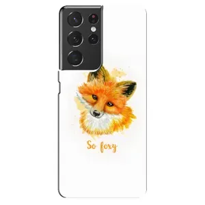 Чохли з картинкою Лисичка для Samsung Galaxy S21 ultra (VPrint) (Дівчинка Лиса)
