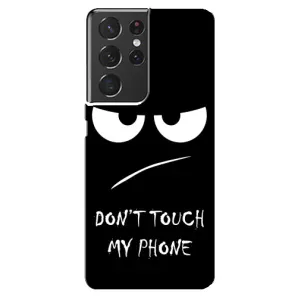 Чохол з принтом «Dont Touch» для Samsung Galaxy S21 ultra