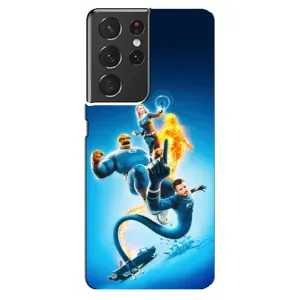 Чехол с принтом Фантастическая четверка для Samsung Galaxy S21 ultra (Герои Фантастическая Четверка)