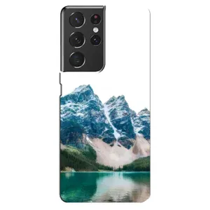 Силіконовий чохол з КАРТИНКАМИ літо для Samsung Galaxy S21 ultra (AlphaPrint) (Гори)