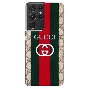 Чохли GUCCI для Самсунг Ґелексі S21 ультра (AlphaPrint) (Gucci дизайн)