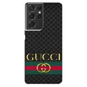 Чохли GUCCI для Самсунг Ґелексі S21 ультра (AlphaPrint) (Gucci оригінал)