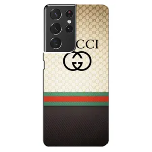 Чохли GUCCI для Самсунг Ґелексі S21 ультра (AlphaPrint) (GUCCI стиль)