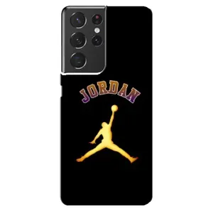 Чохли для Samsung Galaxy S21 ultra - з картинкою JORDAN (AlphaPrint) (Jordan Gold)