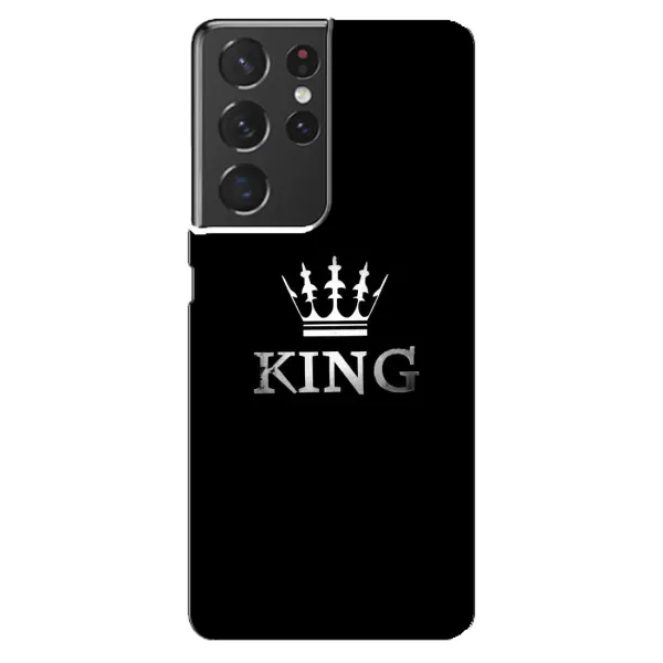 Чохол з принтом «KING» для Samsung Galaxy S21 ultra
