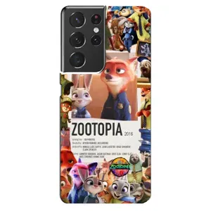 Чехол Зоотрополіс на Samsung Galaxy S21 ultra (Постер Зверополис)