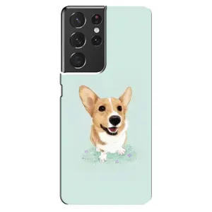 Чохли з собаками для Samsung Galaxy S21 ultra (VPrint) (Коргі)