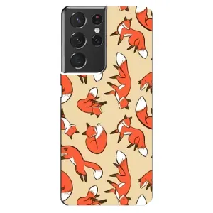 Чохли з картинкою Лисичка для Samsung Galaxy S21 ultra (VPrint) (Лисички)