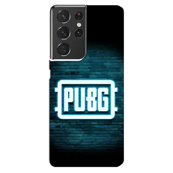 Чохол з принтом «Лого PUBG» для Samsung Galaxy S21 ultra