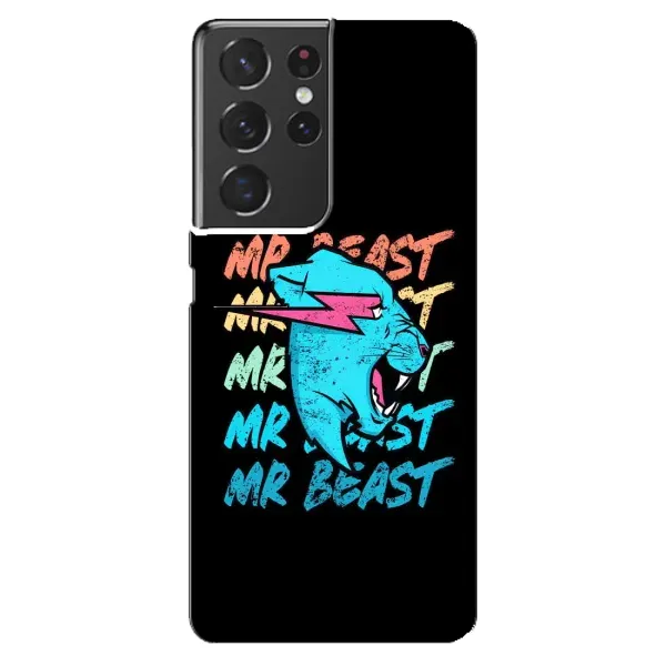 Чехол с принтом «logo Mr beast» для Samsung Galaxy S21 ultra