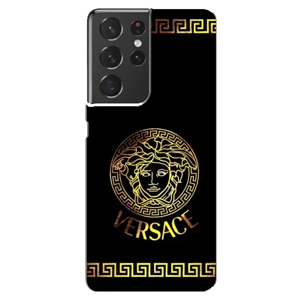 Чохол з принтом «Logo Versace» для Samsung Galaxy S21 ultra