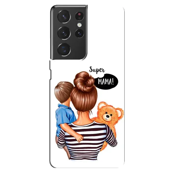 Чохол з принтом «Мама з синочком» для Samsung Galaxy S21 ultra