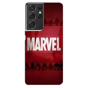 Чехол с принтом «MARVEL» для Samsung Galaxy S21 ultra