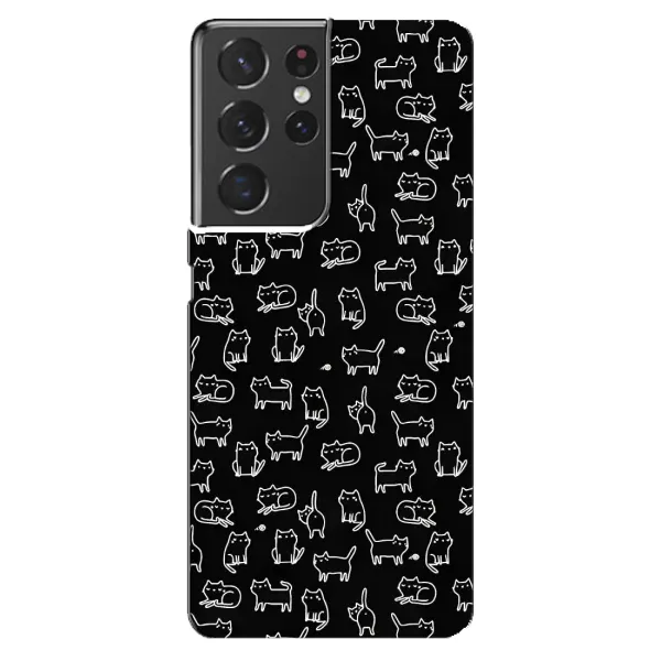 Чехол с принтом «Меленькие котики» для Samsung Galaxy S21 ultra