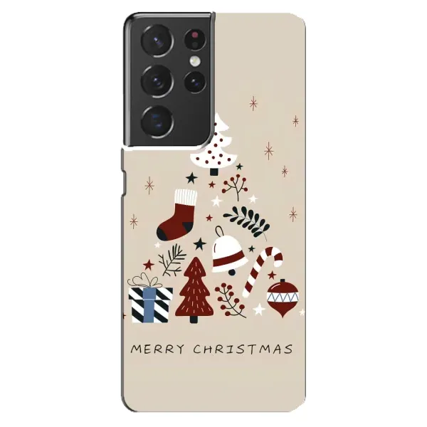 Чехол с принтом «Merry Christmas» для Samsung Galaxy S21 ultra