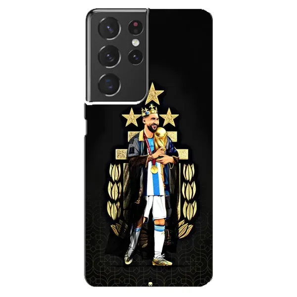 Чехол с принтом «Месси Король» для Samsung Galaxy S21 ultra Чехол с принтом «Месси Король» для Samsung Galaxy S21 ultra