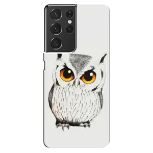 Чохол з пташками на Samsung Galaxy S21 ultra (VPrint) (Мила Сова)