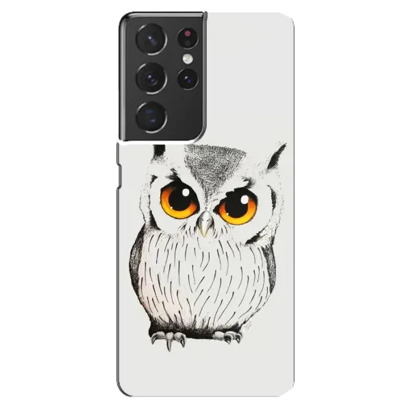Чохол з принтом «Мила Сова» для Samsung Galaxy S21 ultra