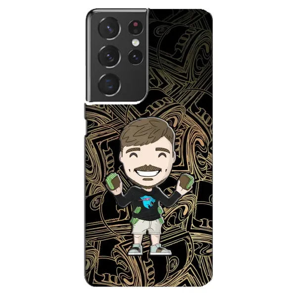 Чехол с принтом «Mister Beast» для Samsung Galaxy S21 ultra