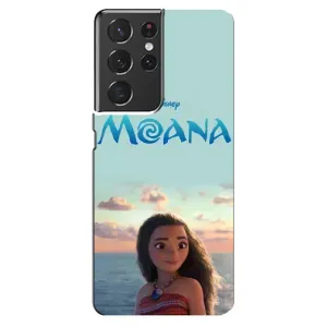 Чехол с мультфильмом Моана Samsung Galaxy S21 ultra (Портрет Моана)