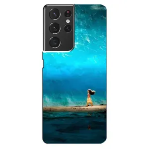 Чехол с мультфильмом Моана Samsung Galaxy S21 ultra (Океан Моана)