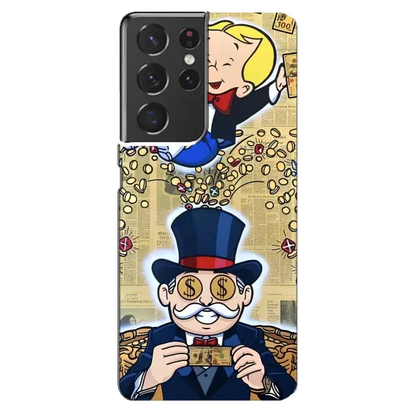 Чехол с принтом «Монополия Мен» для Samsung Galaxy S21 ultra