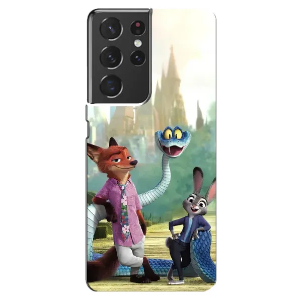 Чехол с принтом «Герои мультфильма Зверополис» для Samsung Galaxy S21 ultra