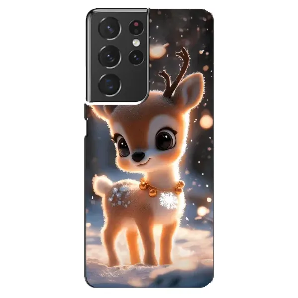 Чохол з принтом «Оленятко» для Samsung Galaxy S21 ultra