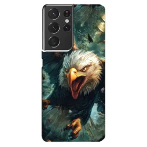 Чохол з картинкою 'Хижаки' для Samsung Galaxy S21 ultra (Орел у польоті)
