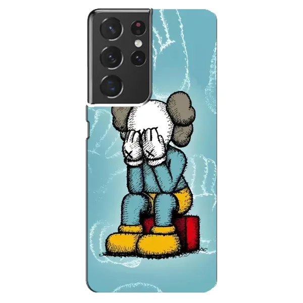 Чехол с принтом «Плач Bearbrick» для Samsung Galaxy S21 ultra