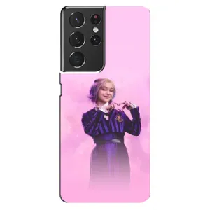Чехол с дизайном Венздей 2 на Samsung Galaxy S21 ultra (Яркая Энид Уэнздей)