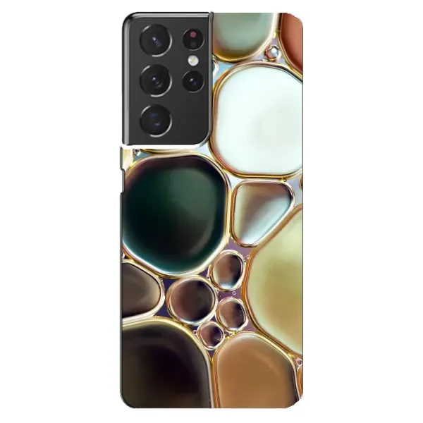Чохол з принтом «Радужний Мрамор» для Samsung Galaxy S21 ultra