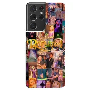Чехол Рапунцель для Samsung Galaxy S21 ultra (Коллаж Рапунцель)