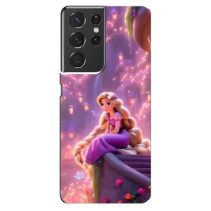 Чехол Рапунцель для Samsung Galaxy S21 ultra (Рапунцель в замке)