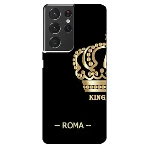 Чехлы для Samsung Galaxy S21 ultra (VPrint) - Футбольные клубы (Roma)