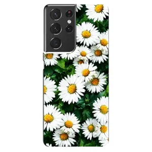 Чохол з принтом «Ромашки» для Samsung Galaxy S21 ultra