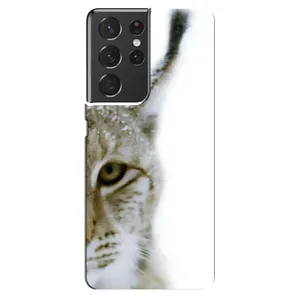 Чехлы с картинками животных Samsung Galaxy S21 ultra (Рысь)